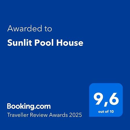 Sunlit Pool House Villa Posidhonía Екстериор снимка