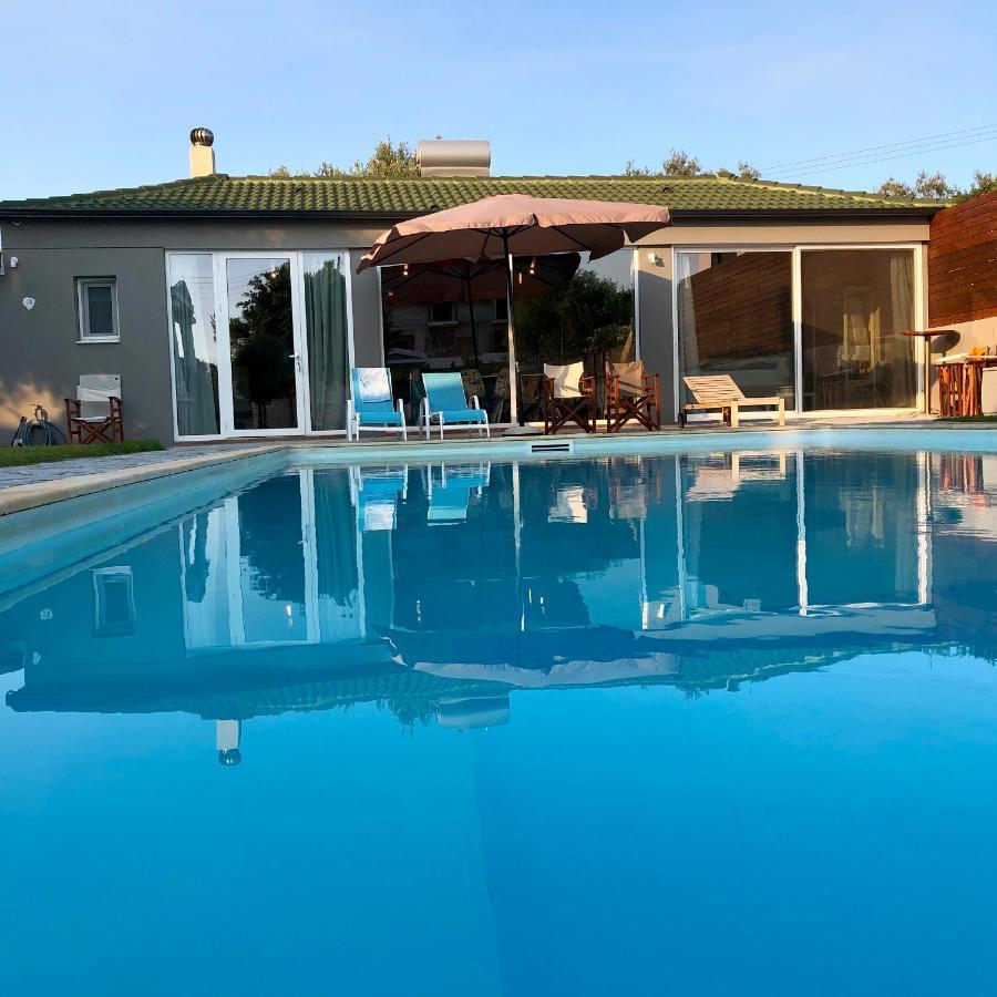 Sunlit Pool House Villa Posidhonía Екстериор снимка