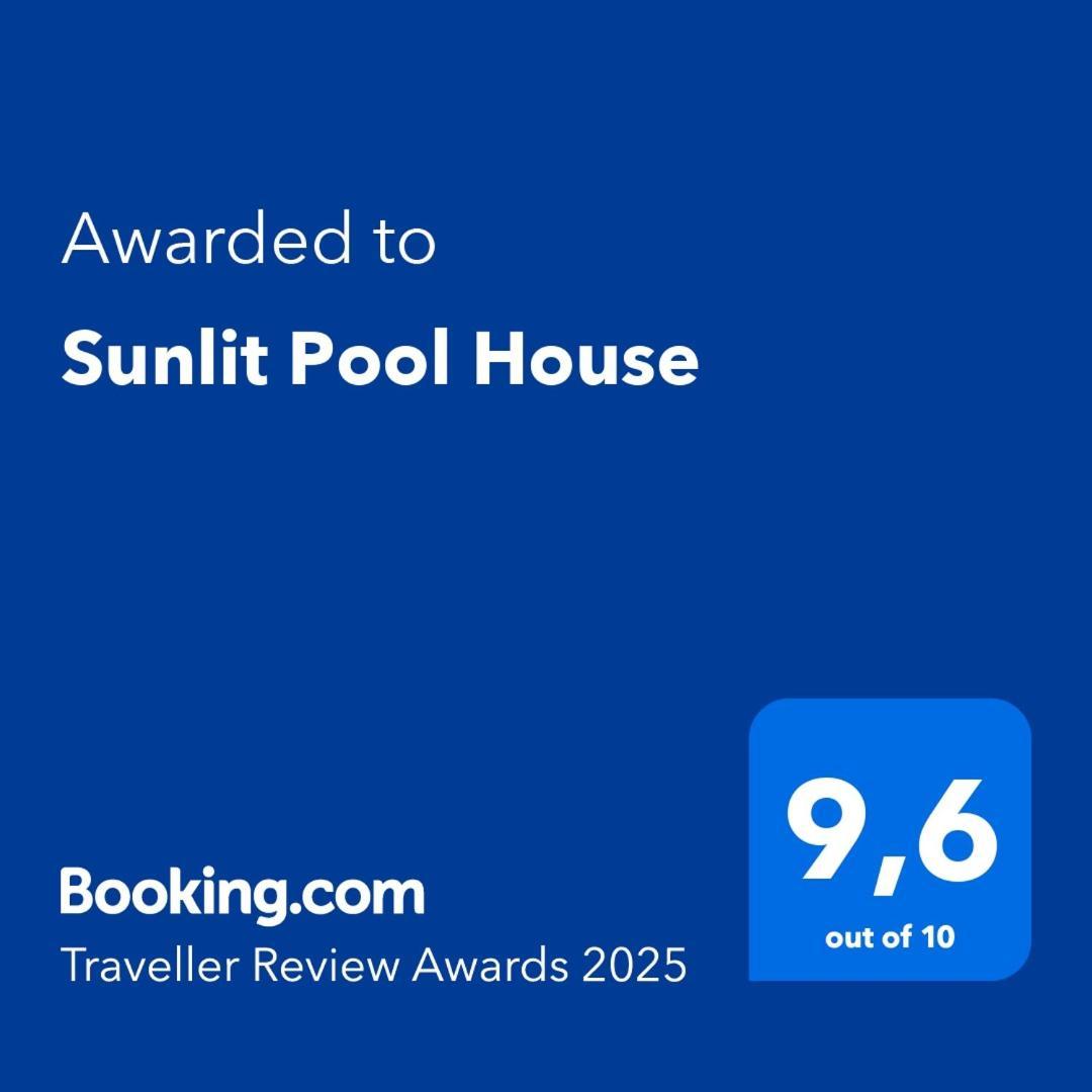 Sunlit Pool House Villa Posidhonía Екстериор снимка